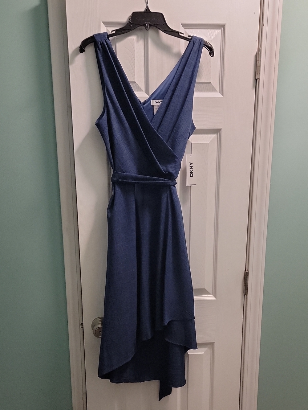 DKNY Blue Wrap Dress